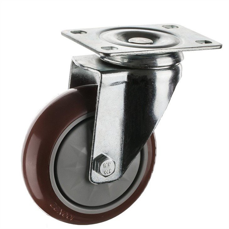 Swivel Plate Medium Duty PU Caster