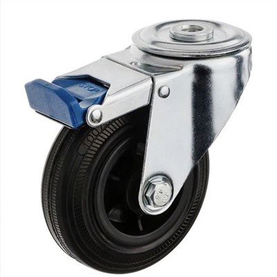 Musta kumi teollisuuspyörä